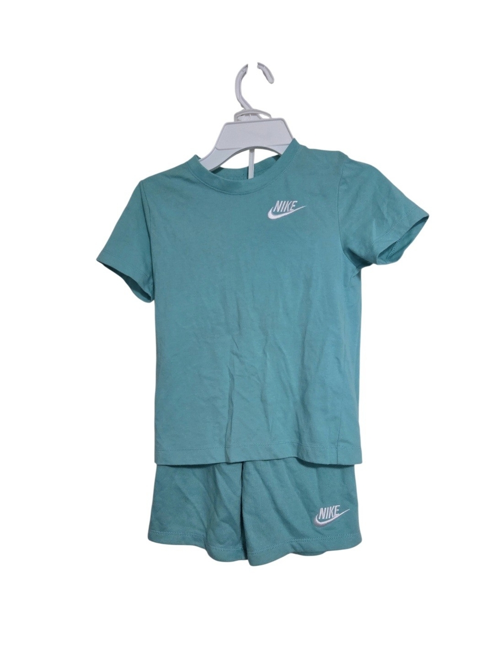 Nike Kids Teal Short Sleeve Top & Shorts Set